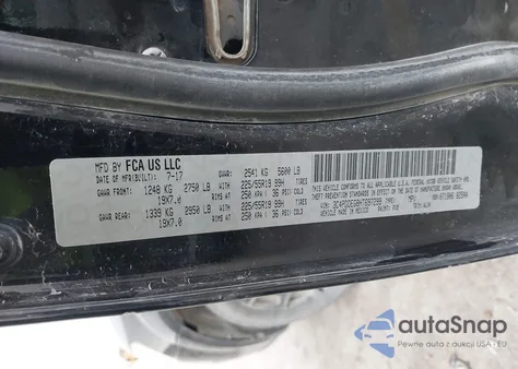 2017 Dodge Journey Gt Awd из США, поврежденный, VIN 3C4PDDEG8HT697299